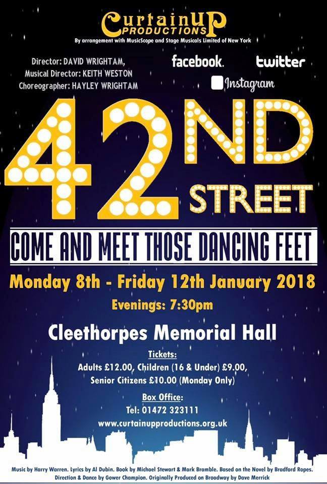 Review – 42nd Street – Curtain Up Productions – Eira Reviews